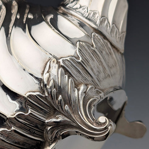 Antique British silver plate tea set, 3-piece set, George Shadford Lee&Henry Wigfull